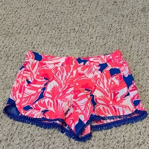 NWT Lilly Pulitzer Cocoa Shorts - Pink & Blue Beach Bliss - Size M - NEW